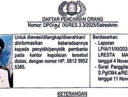 Polresta Mamuju Terbitkan DPO Kasus Dugaan Korupsi Dana Desa