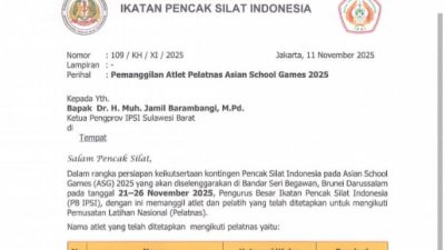 Darmawan Arjuna asal Tasiu Mamuju ‘Sabet’ Juara 3 Wakili Indonesia di ASG 2025