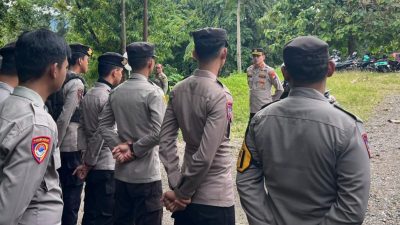 Demo Mahasiswa bersama PPPK Paruh Waktu di Mamuju, Kapolresta Pimpin Pengamanan