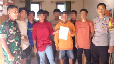 Bhabinkamtibmas Polsek Banggae Sukses Mediasi Kasus Perkelahian Antar Pemuda