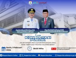Penyusunan RKPD 2027, Pemprov Sulbar Akan Gelar Forum Konsultasi Publik, Masyarakat Bisa Berpartisipasi