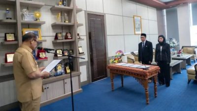 Gubernur Lantik Direksi PT. Perseroda Sulbar, Hajrul Malik : kita akan buktikan dengan kinerja baik