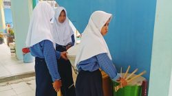 Wujudkan Sekolah Hijau, Siswa SMPN 1 Majene Kelola Sampah Organik dan Anorganik secara Mandiri