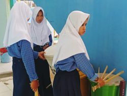 Wujudkan Sekolah Hijau, Siswa SMPN 1 Majene Kelola Sampah Organik dan Anorganik secara Mandiri