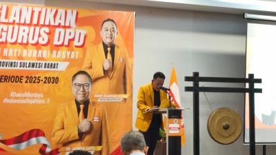 Pidato Perdana Ketua Partai Hanura Sulbar, Andi Dody Hermawan: Kami Siap Berlari, Bekerja Keras