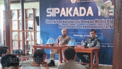 Foto : Bank Indonesia Sulbar Bersama Media dalam Forum Diseminasi Informasi Ekonomi