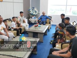 Dapat Dukungan Penuh MF Taekwondo Siap Bertanding, Gubernur Sulbar Beri Semangat & Doa dapat Juara