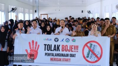 Balai POM di Mamuju: Tolak Boje!!! Penyalahgunaan Obat Merusak Otak!!!