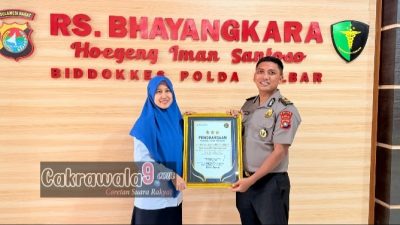 RS Bhayangkara Tk.V Mamuju Raih Penghargaan dari BPJS Kesehatan; Bukti Keberhasilan Transformasi Digital dalam Pelayanan
