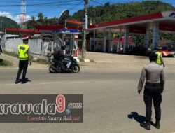 Macet Akibat Antrian, Polresta Alihkan Truk di SPBU Kali Mamuju ke Stasiun Lain – Personel Siaga 24 jam
