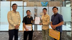 Reynal bersama LMND Sulbar Lapor ke Kementrian HAM & Lingkungan Hidup Soal TPA Salurano