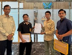 Reynal bersama LMND Sulbar Lapor ke Kementrian HAM & Lingkungan Hidup Soal TPA Salurano