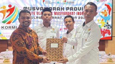 M Khalil Gibran Pimpin Kormi Sulbar Periode 2026 – 2030
